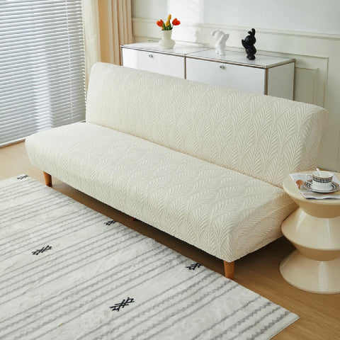 Housse clic clac en jacquard - beige