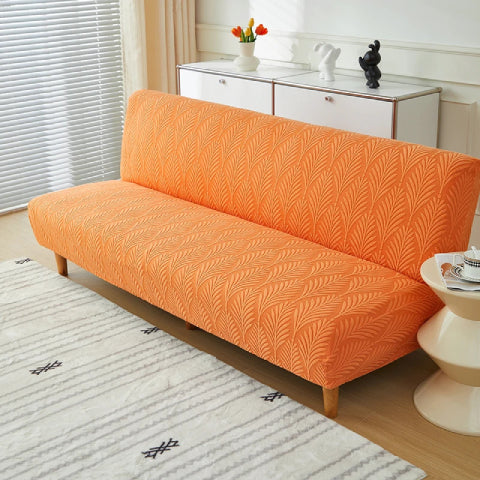 Housse clic clac en jacquard - orange