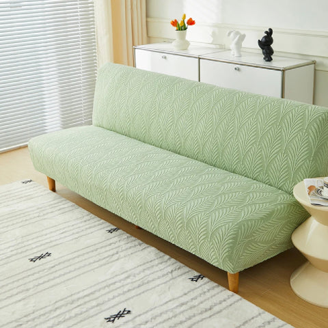 Housse clic clac en jacquard - pistache