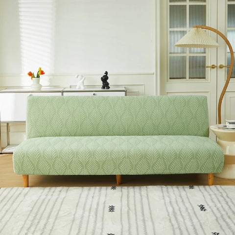 Housse clic clac en jacquard - pistache