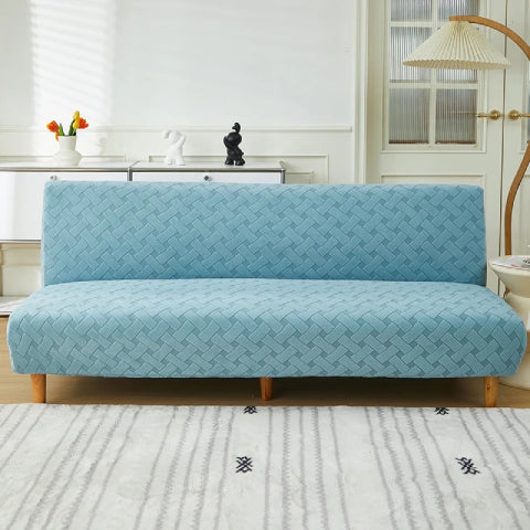 Housse de clic clac en jacquard - bleu ciel