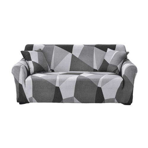 Housse pour Canapé d'Angle Universelle à Motifs Géométrique - Tissu Extensible et épais