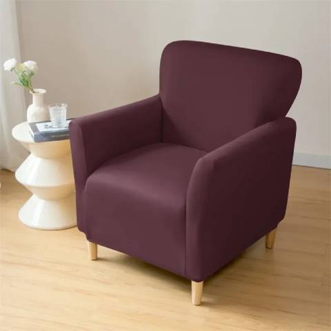 Housse de fauteuil cabriolet en jacquard - marron