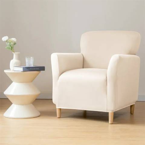 Housse de fauteuil cabriolet en jacquard - beige