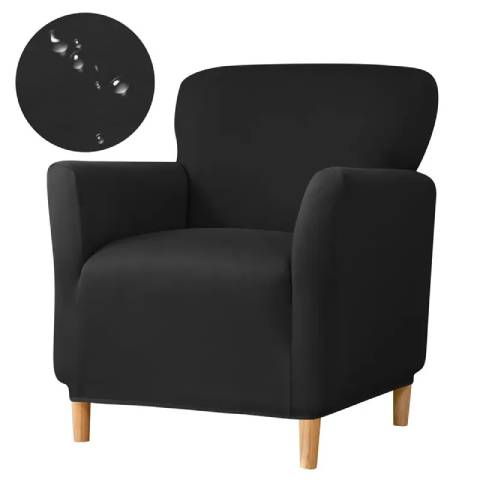 Housse de fauteuil cabriolet en jacquard - noir