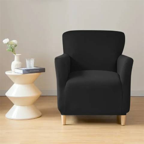 Housse de fauteuil cabriolet en jacquard - noir