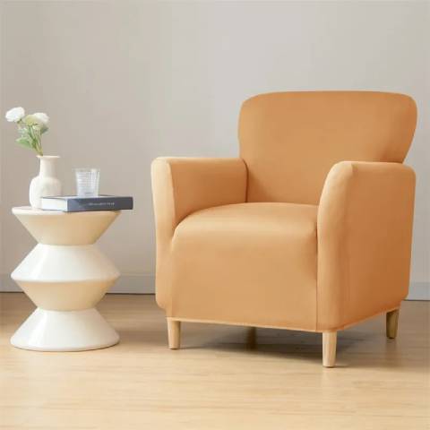 Housse de fauteuil cabriolet en jacquard - créme
