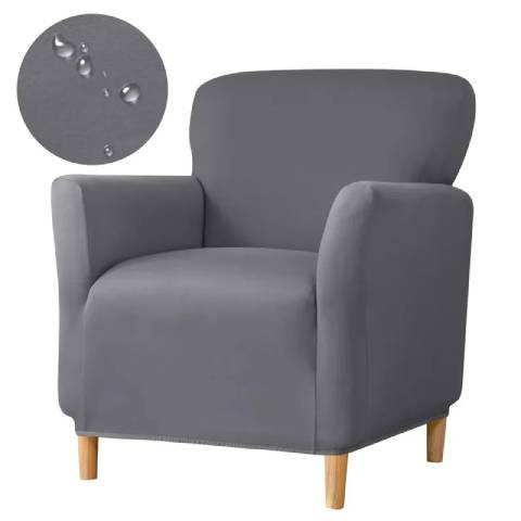 Housse de fauteuil cabriolet en jacquard - gris