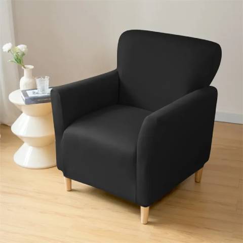 Housse de fauteuil cabriolet en jacquard - noir