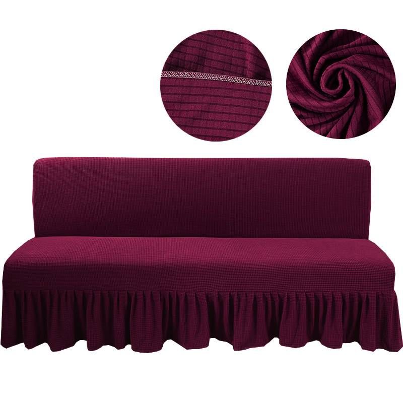 Housse canapé clic clac - Housse pour clic clac en tissu jacquard extensible