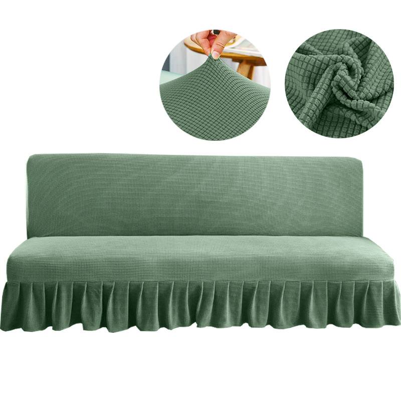 Housse canapé clic clac - Housse pour clic clac en tissu jacquard extensible