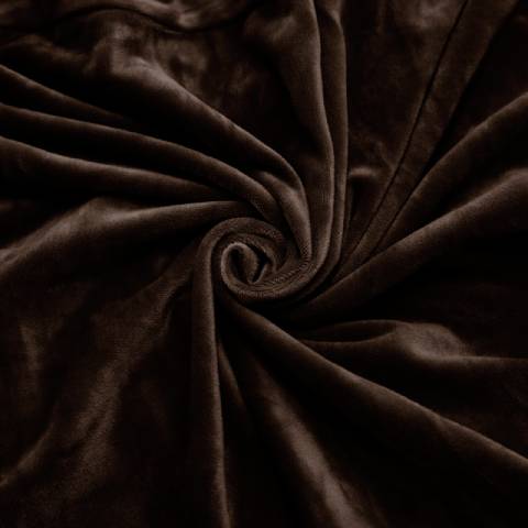 Housse fauteuil à oreilles en velours doux – coloris marron – look moderne et épuré
