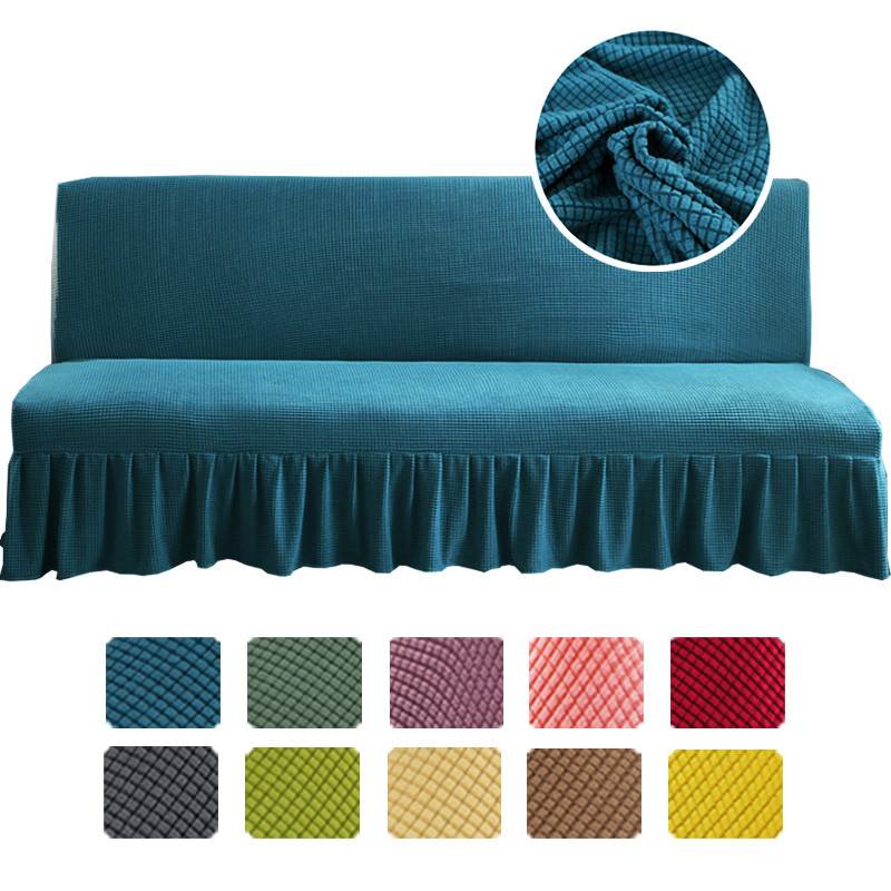 Housse canapé clic clac - Housse pour clic clac en tissu jacquard extensible