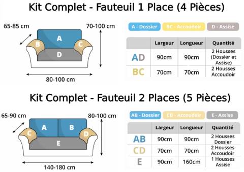 Housse de Canapé Ultra Douce en Fausse Fourrure - Beige
