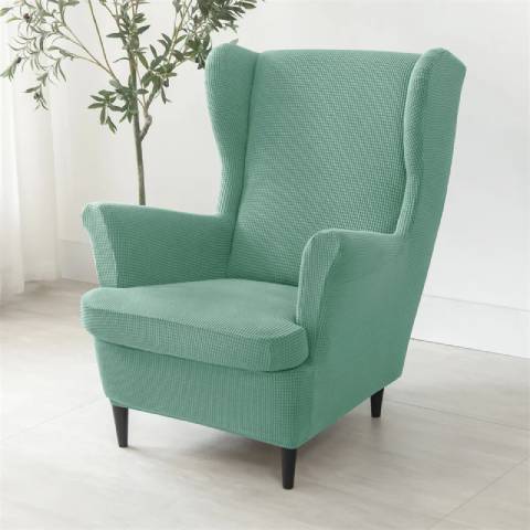 Housse de fauteuil oreiller extensible - Vert menthe - Protection et style nordique