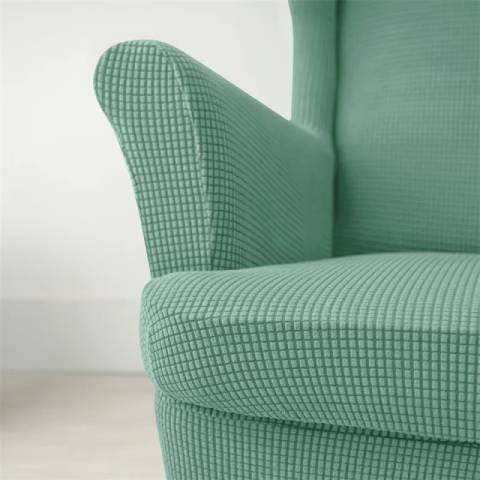 Housse de fauteuil oreiller extensible - Vert menthe - Protection et style nordique
