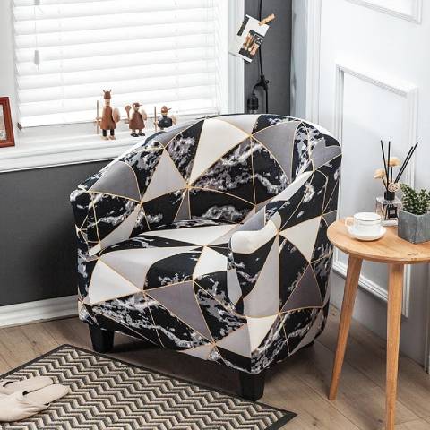 housse de fauteuil club extensible matelassee