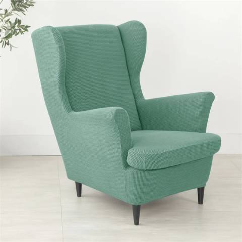 Housse de fauteuil oreiller extensible - Vert menthe - Protection et style nordique