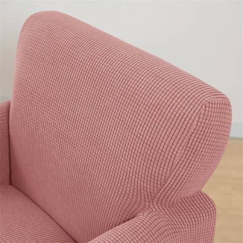 Housse de Fauteuil Crapaud Rose - Sobriété et Protection