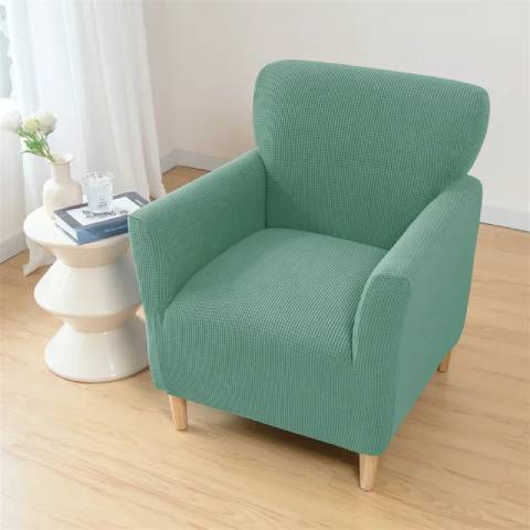 Housse de Fauteuil Crapaud Vert Menthe  - Sobriété et Protection