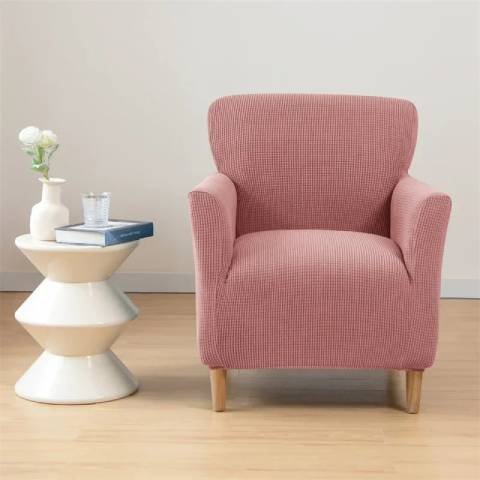 Housse de Fauteuil Crapaud Rose - Sobriété et Protection