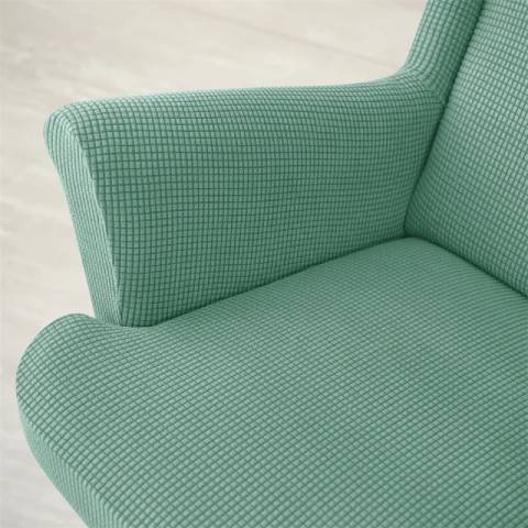 Housse de fauteuil oreiller extensible - Vert menthe - Protection et style nordique
