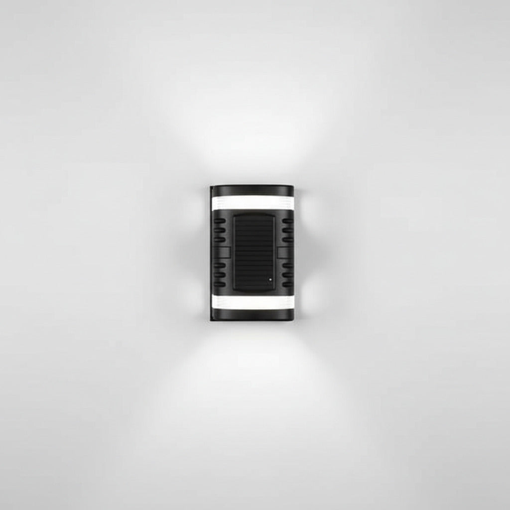 Lampe solaire murale avec panneau solaire intégré – installation facile