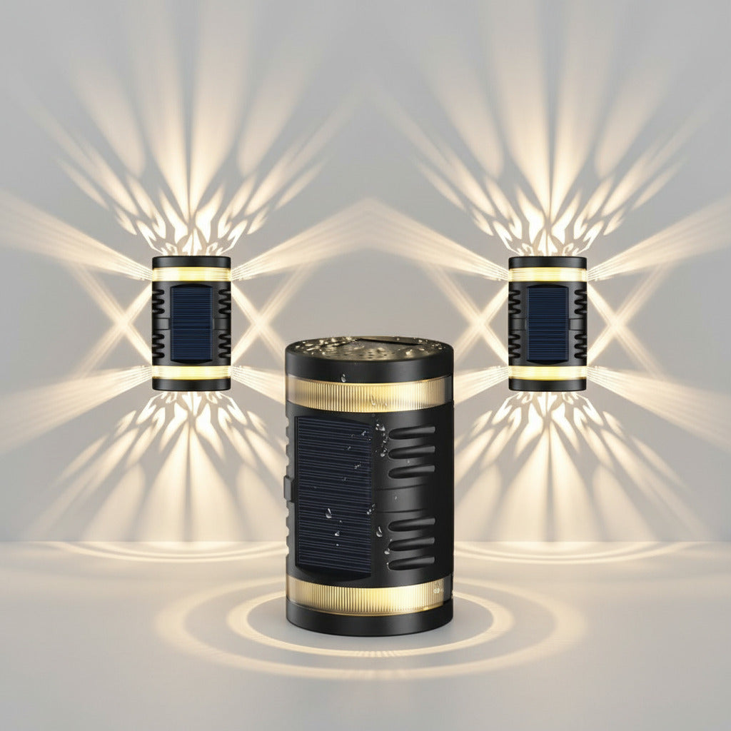 Lampe solaire pour jardin – design moderne et étanche