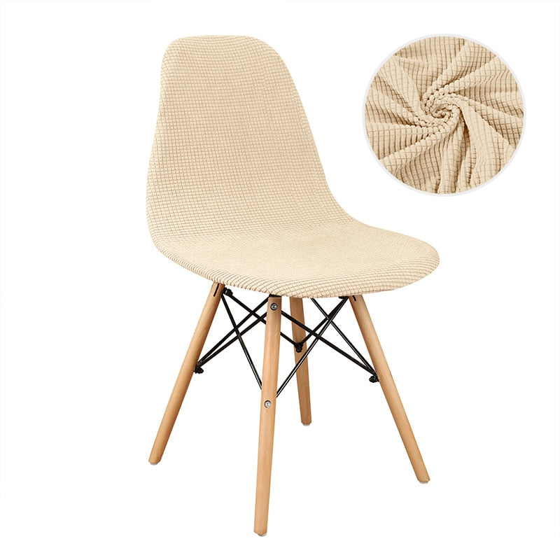 Housse Extensible de Chaise <br/> Scandinave - Beige - HousseDecor