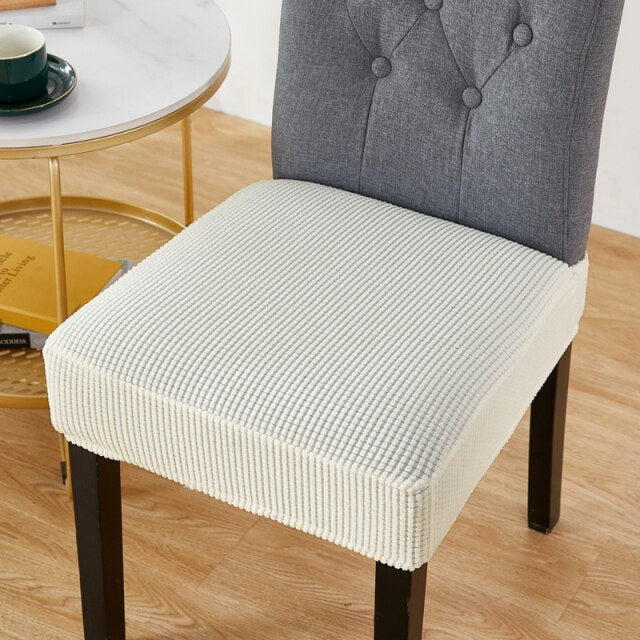 Housse Assise De Chaise - Blanc - HousseDecor