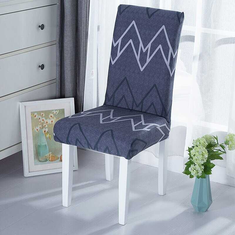 Housse de Chaise Universelle Dégradé Gris - Design Élégant & Protection Optimale