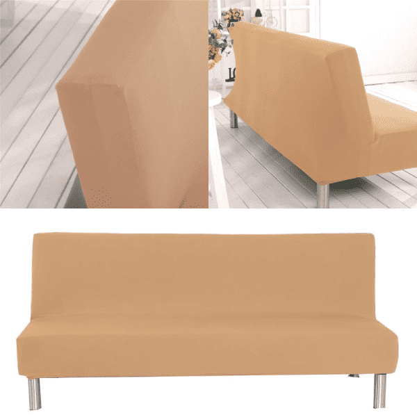 Housse de clic-clac beige sable au design moderne