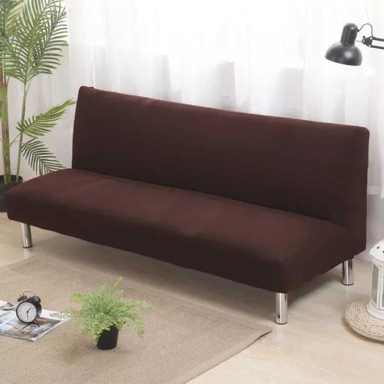 Housse de clic-clac marron extensible et lavable