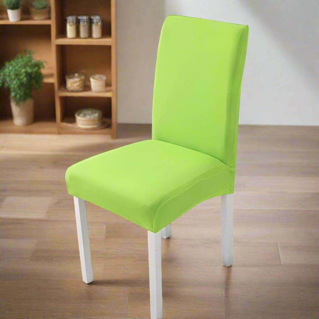 Housse pour Chaise Extensible à Motifs Modernes - Style Scandinave Pistache
