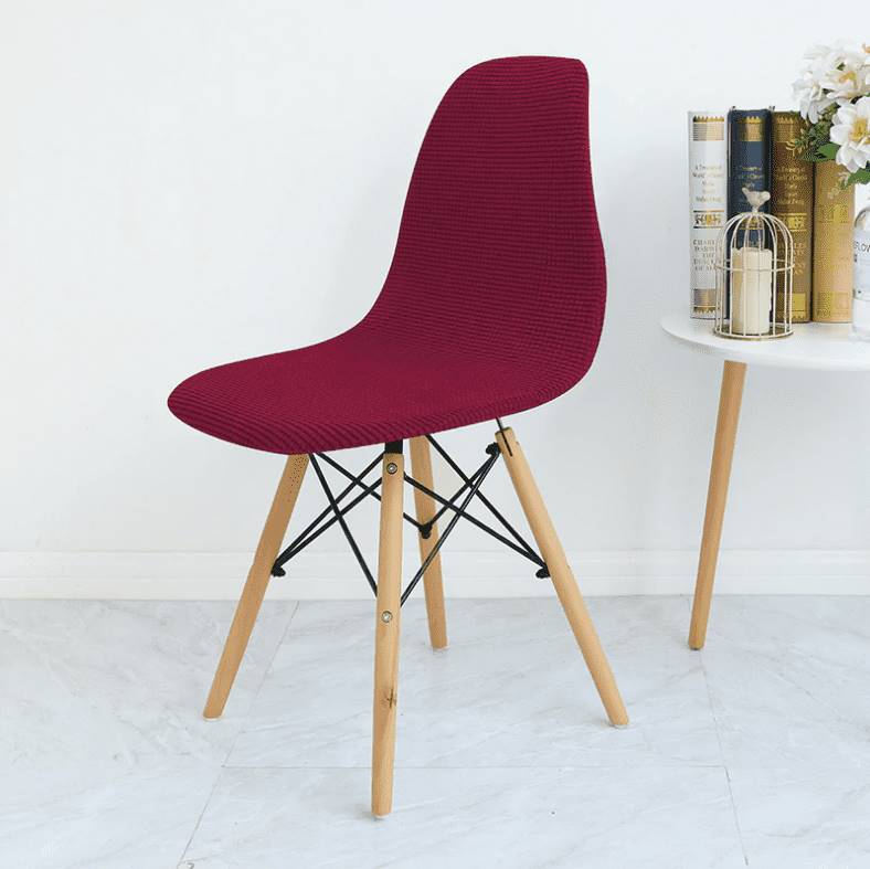 Housse pour Chaise Scandinave Universelle Rouge - Décoration et Rénovation