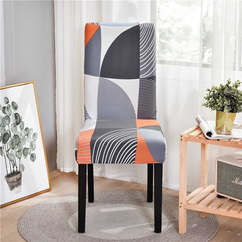 Housse pour Chaise Universelle pas chère à Motifs Géométrique - Élégance & Protection