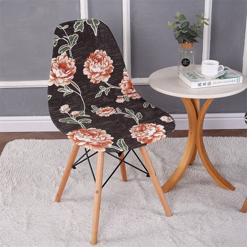 Housse de Chaise <br/> Scandinave - Fleure Rouge