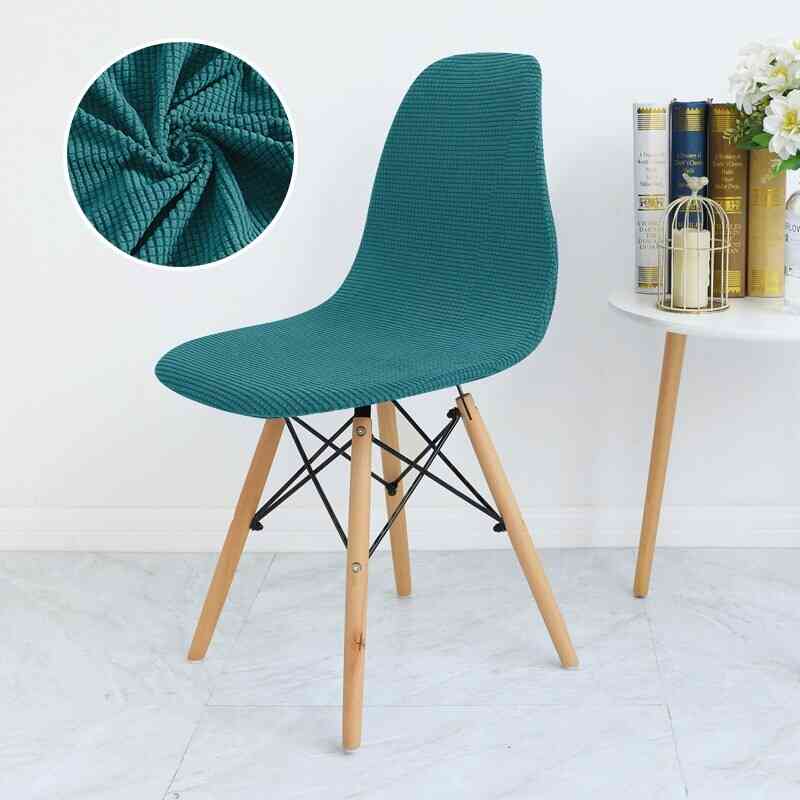 Housse de Chaise <br/> Scandinave - Bleu Canard - HousseDecor