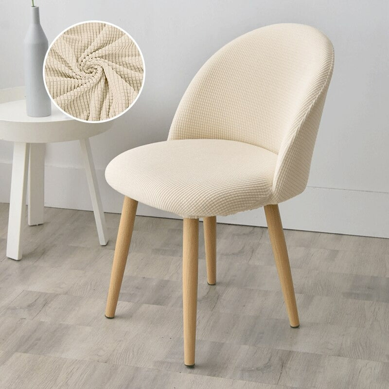 Housse de chaise Velours Beige