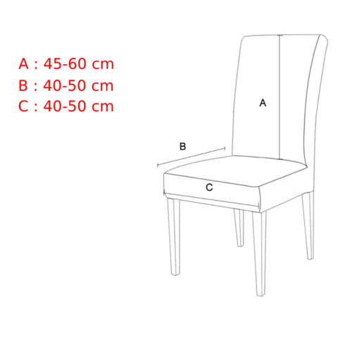 Housse Extensible de Chaise Universelle - Gris - HousseDecor