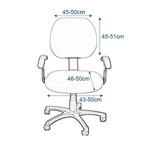 Housse Chaise Bureau