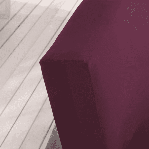 Housse pour bz mauve foncé élégante et moderne