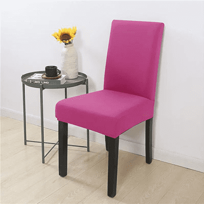 Housse de Chaise Universelle - Rose - HousseDecor