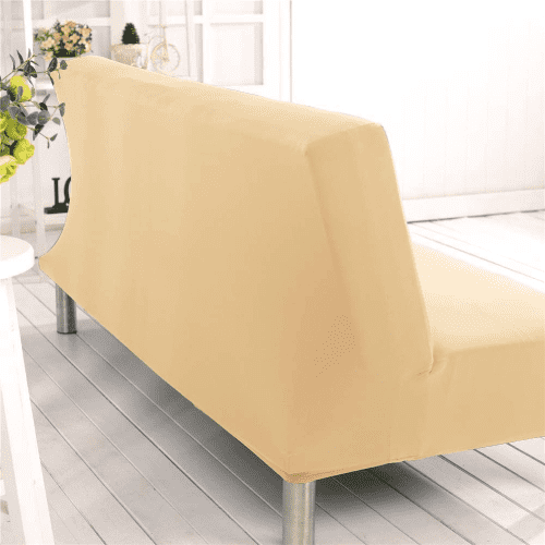 Housse de clic clac lavable design oriental beige