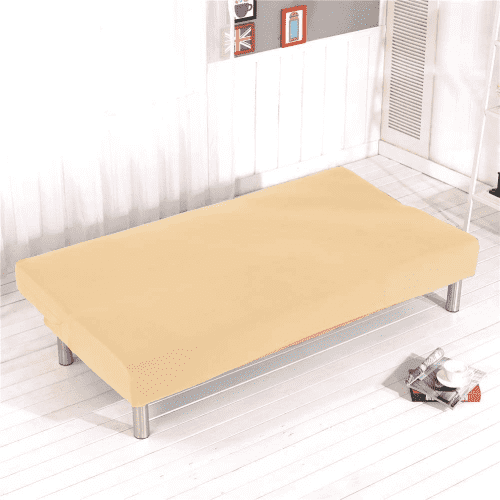 Housse extensible pour clic clac convertible motif beige