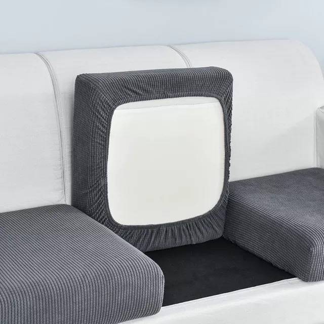 housse assise canapé gris extensible