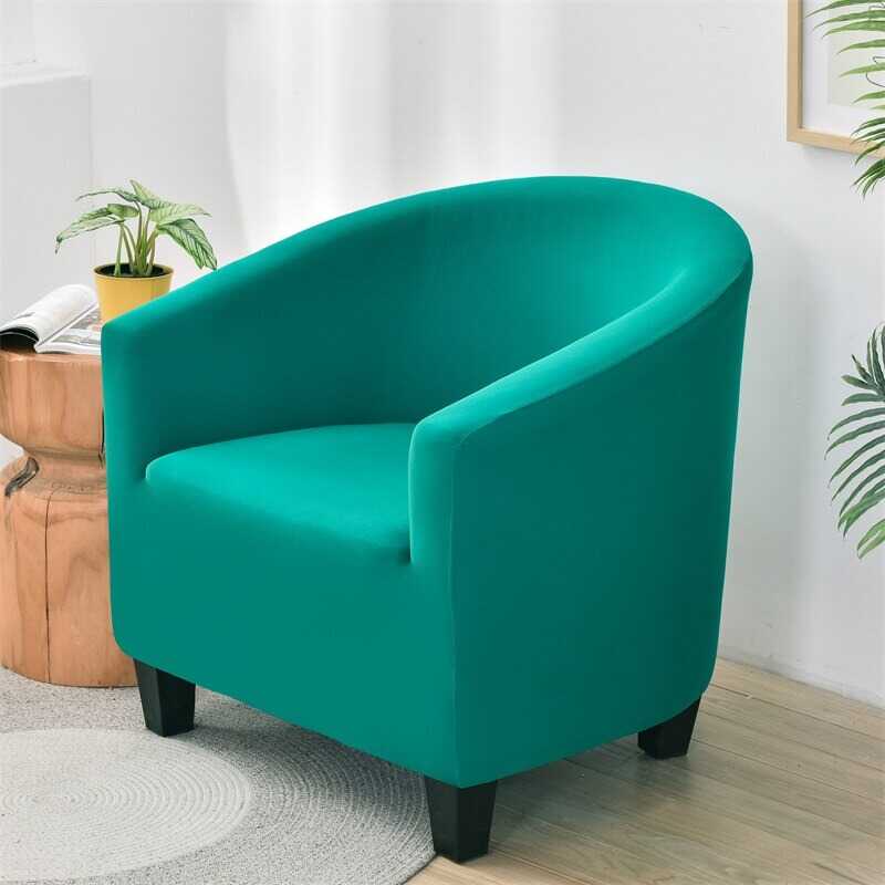 Housse de Fauteuil Extensible - Bleu Canard