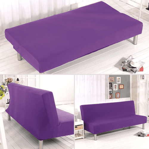 Housse de Canapé Clic Clac - Violet - HousseDecor