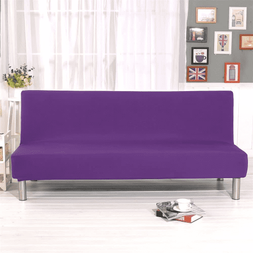 Housse de Canapé Clic Clac - Violet - HousseDecor