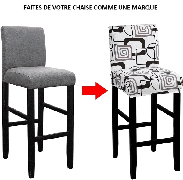 Housse Tabouret de Bar - Triangle